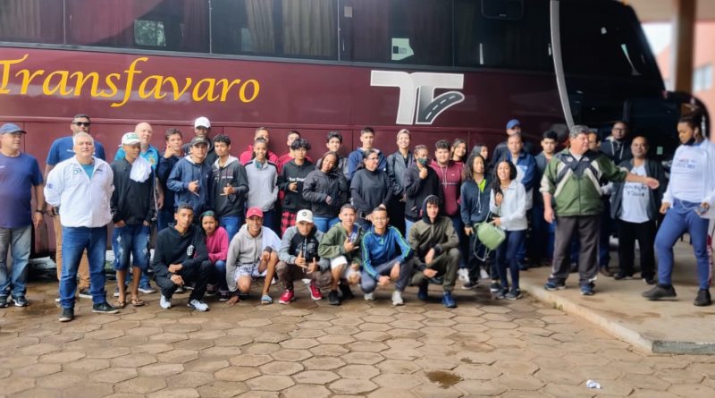 Com 28 atletas, delegação de Três Lagoas chega a Campo Grande para os Jogos Escolares da Juventude